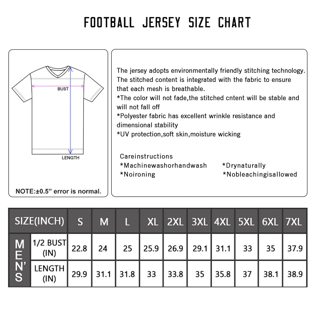 Pod4basket Custom American Football Jersey With Personalized Number And Name