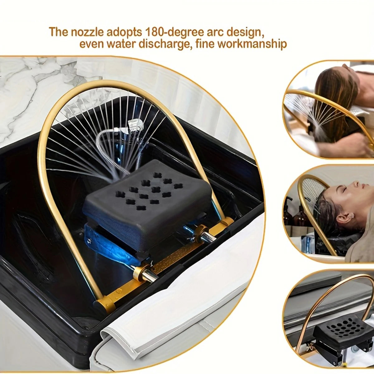 Professional Multi Angle Waterfall Head Spa Shower Accessory
