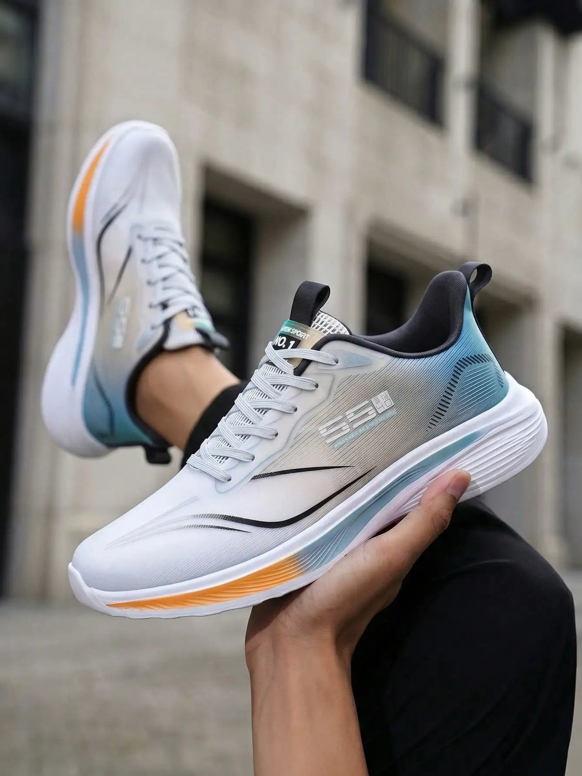 Breathable Mesh Running Shoes Unisex Lightweight Non Slip Sneakers