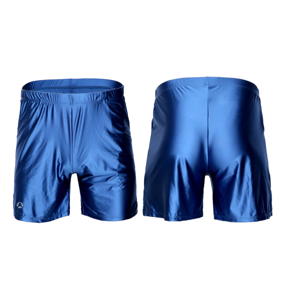 X Clock Nyoung Men Shiny Satin Swim Pants Comfortable Activewear