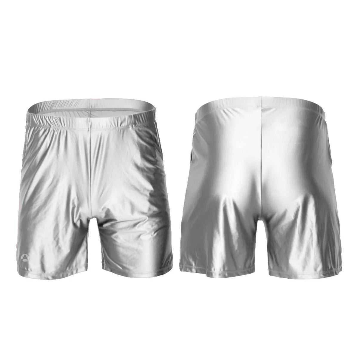 X Clock Nyoung Men Shiny Satin Swim Pants Comfortable Activewear
