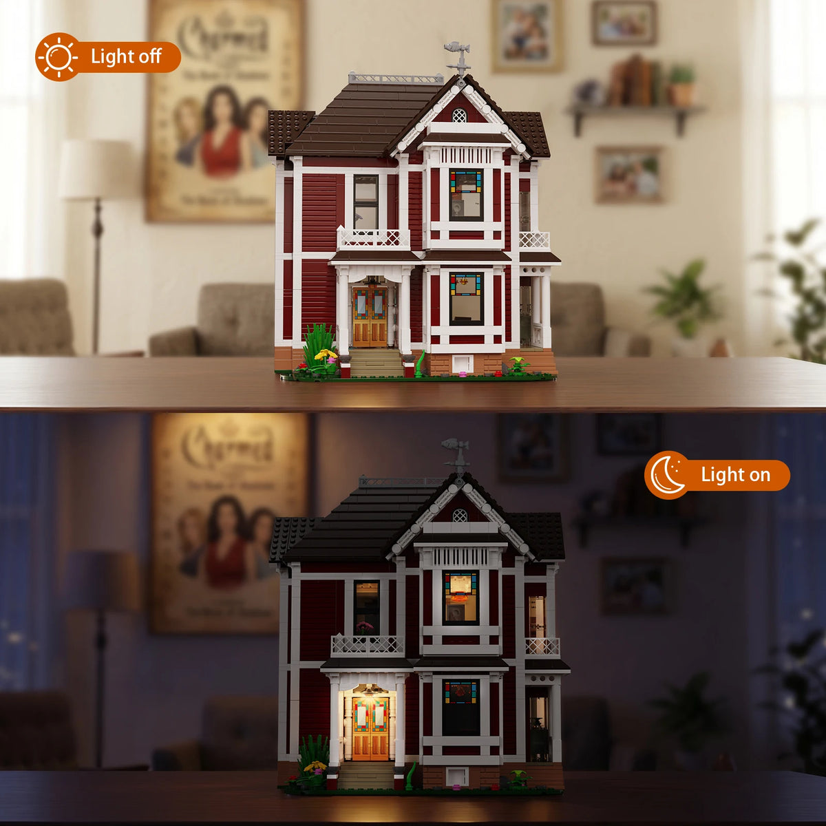 BuildMoc Charmed Halliwell Manor Building Blocks Set Model Kit