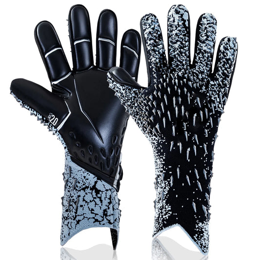GKHMNEW Soccer Goalie Gloves Youth and Adult Enhanced Latex Grip