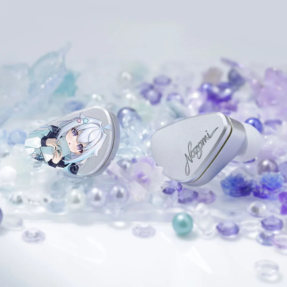 CVJ NOZOMI In-ear Monitor Earphones 2DD+1PD New Planar 3 Unit HIFI Earbuds Interchangeable Panel Nozzle (Anime Collaboration)