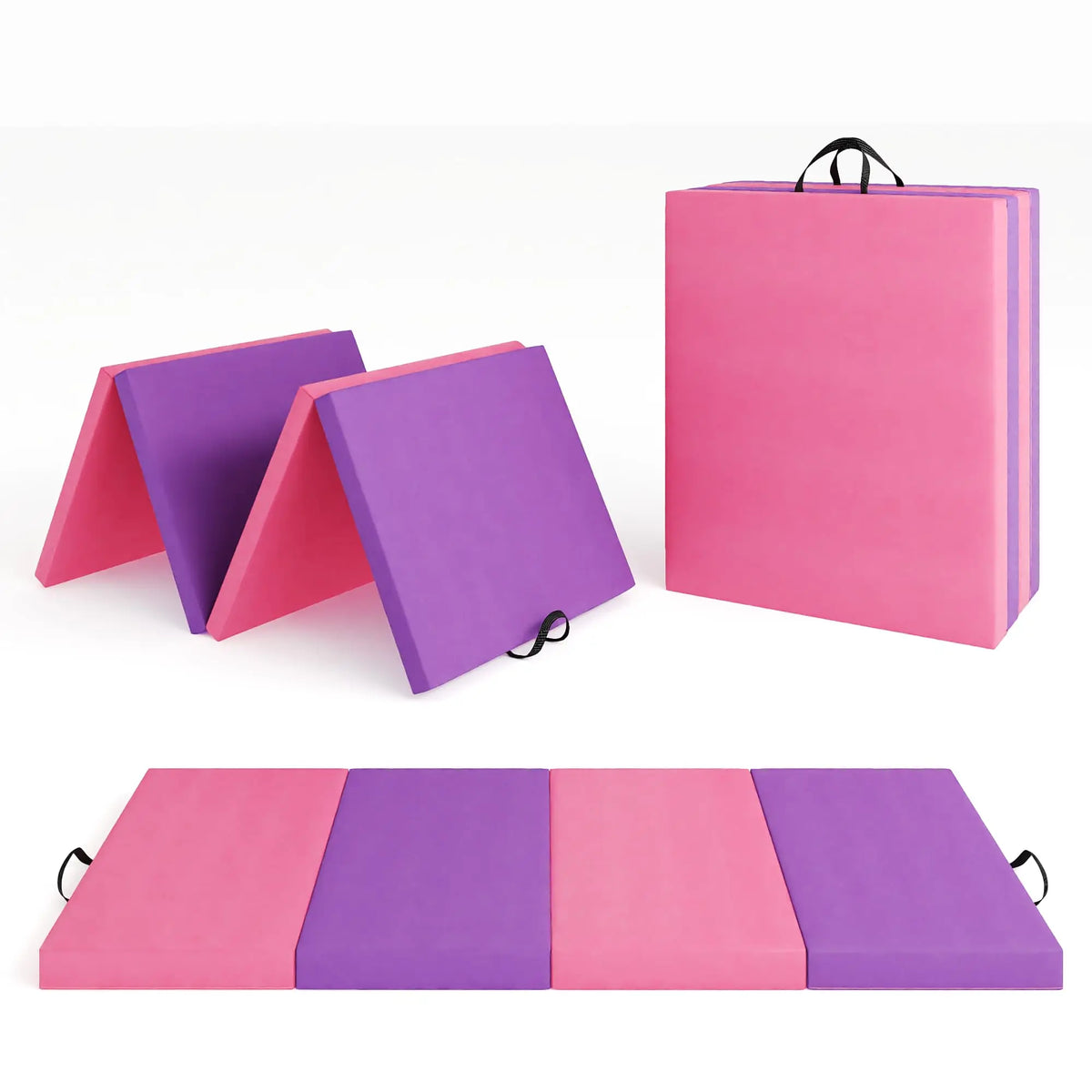 HiMISS Gymnastics Mat 4-5 Fold Tumbling Mat For Home Gym