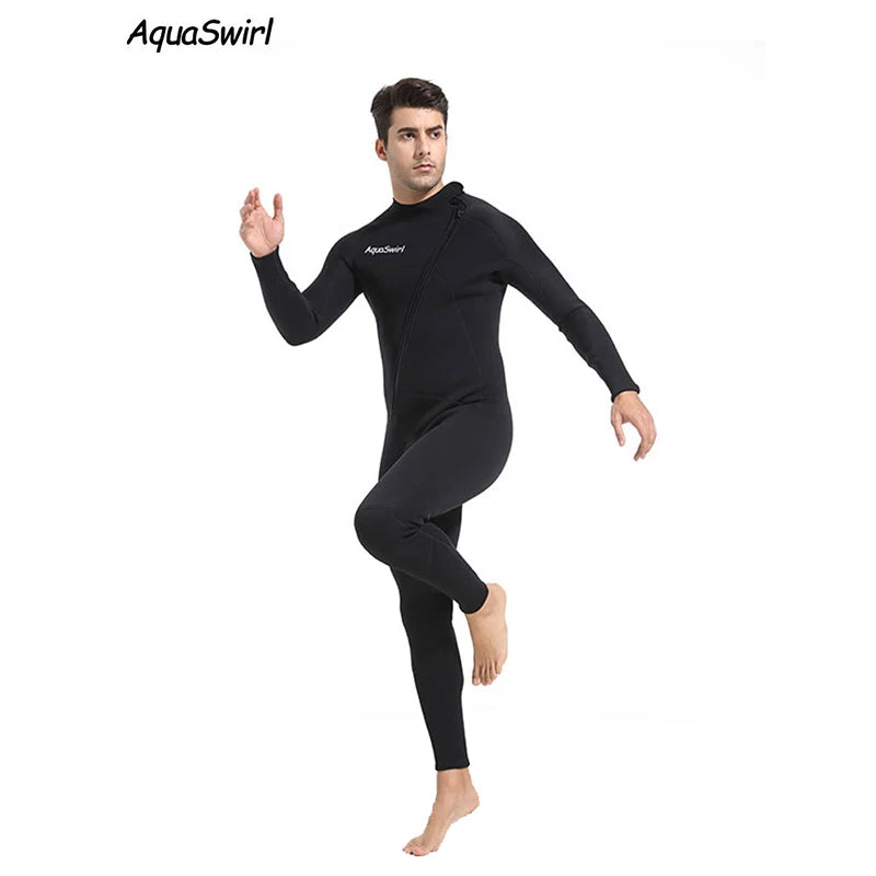 Neoprene Diving Wetsuit For Men Scuba Surf Fishing Underwater Gear