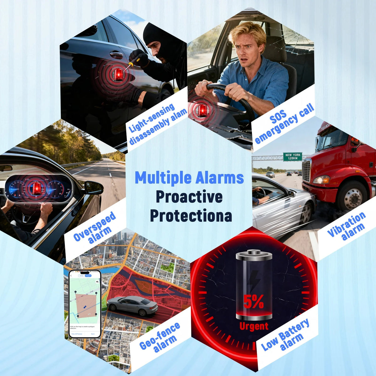 4G GPS Tracker 7500mAh Strong Magnetic Real-Time Locator for Car Motorcycle Bicycle Vehicle Tracking Device APP Control