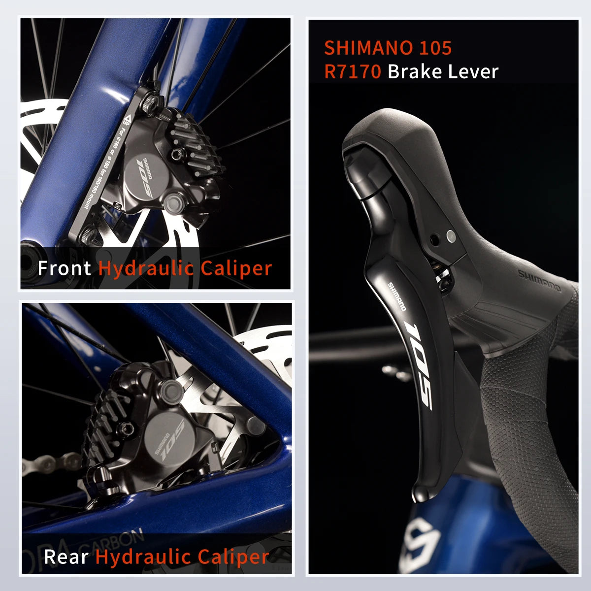 SAVA A7L Carbon Road Bike Featuring Shimano 105 Gearing
