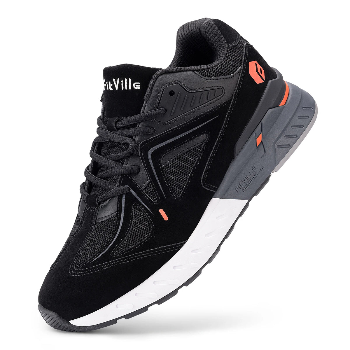Fitville Men's Extra Wide Walking Shoes With Arch Support