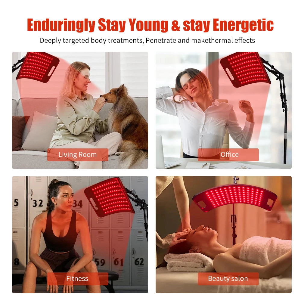 Near Infrared Red Light Therapy Panel 660nm 850nm With Timer