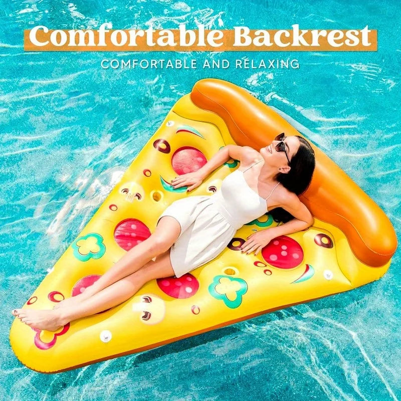 Joyfy Giant Inflatable Pizza Slice Pool Float For Adults