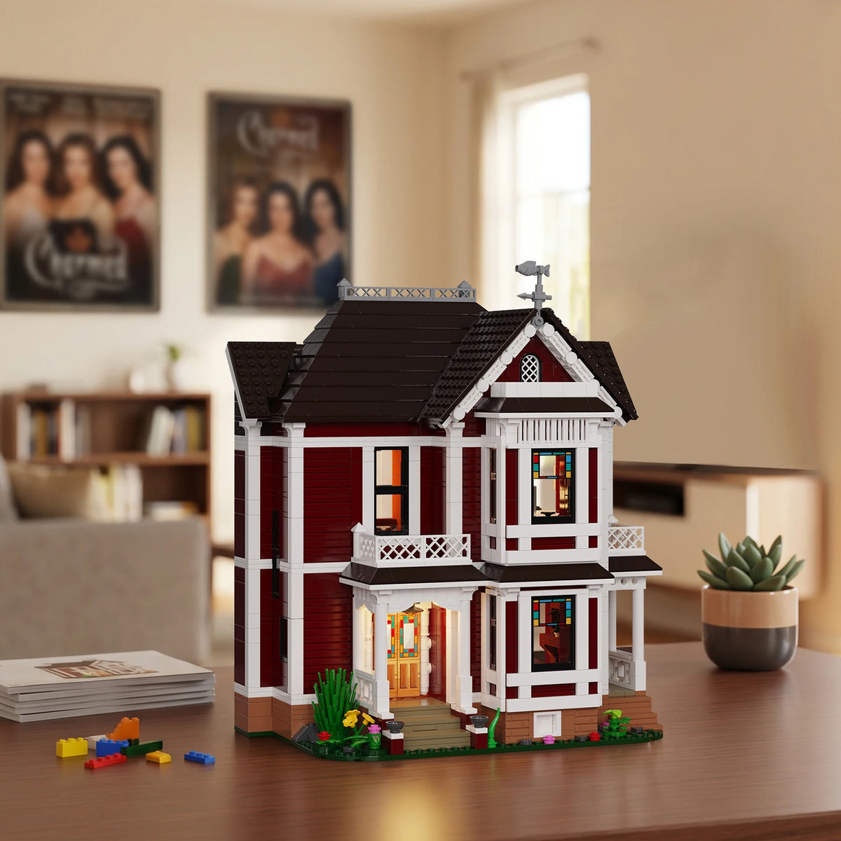 BuildMoc Charmed Halliwell Manor Building Blocks Set Model Kit
