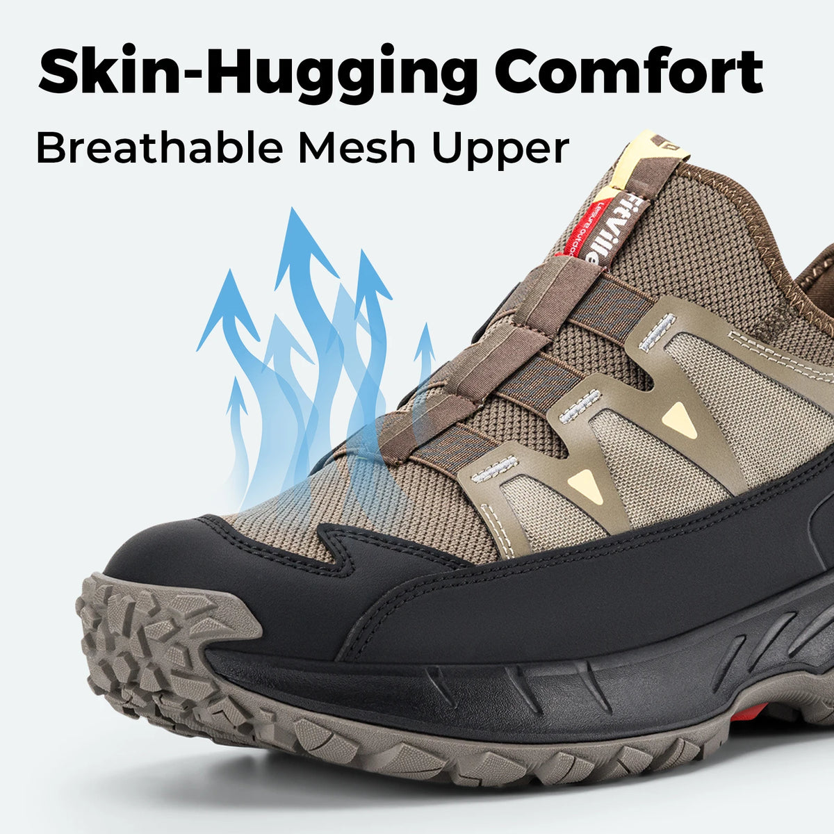 Fittington Men Wide Slip On Comfort Sneakers With Arch Support