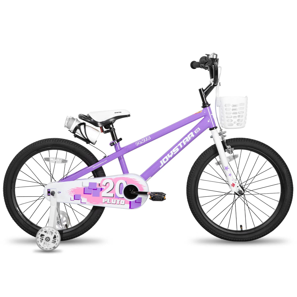 JOYSTAR Kids Bicycle With Light Up Training Wheels