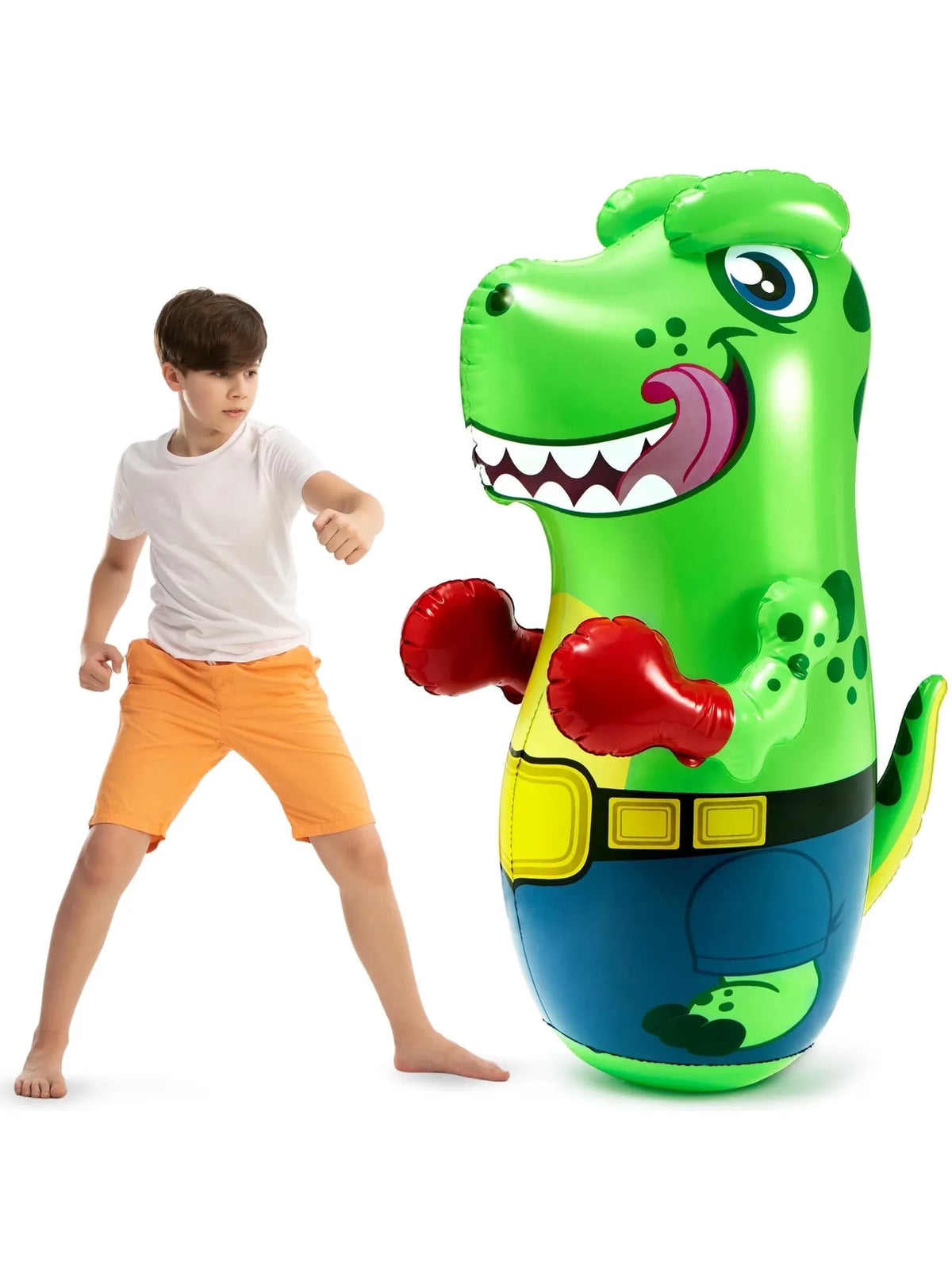 Joyfy T Rex Punching Bag For Kids With Bounce Back