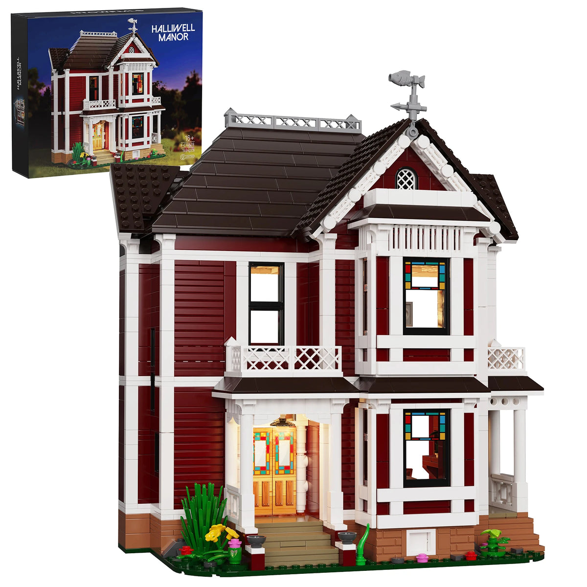 BuildMoc Charmed Halliwell Manor Building Blocks Set Model Kit