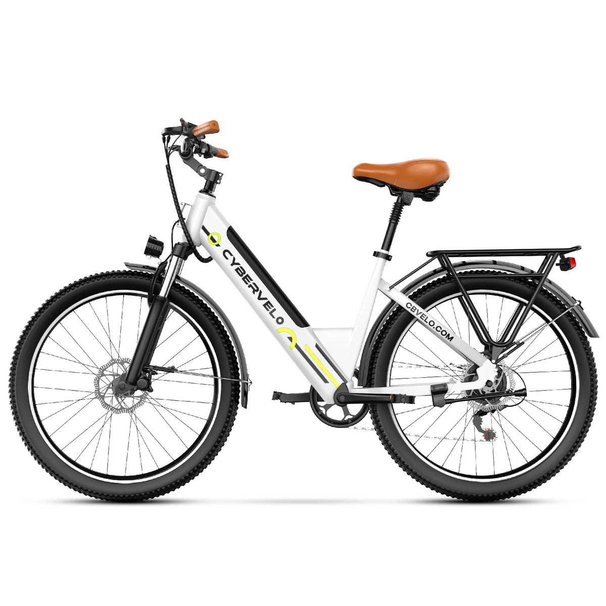 CBVELO Long Range Electric Commuter Bike With Removable Battery