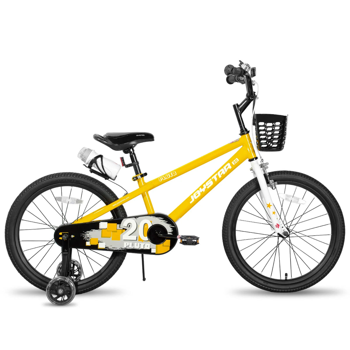 JOYSTAR Kids Bicycle With Light Up Training Wheels